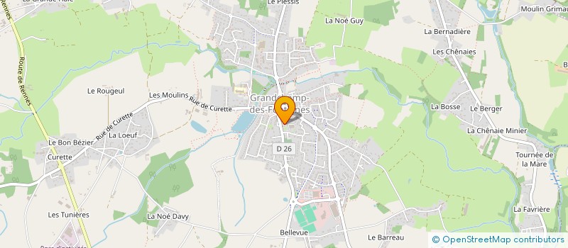 localisation de l'entreprise PANISFAIRE  GRANDCHAMP-DES-FONTAINES