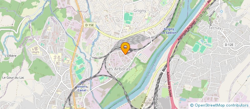 localisation de l'entreprise PANISSAIN LYON à GRIGNY