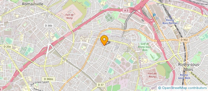localisation de l'entreprise PANISUP à MONTREUIL