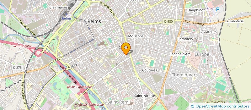 localisation de l'entreprise PANITECH 51 à REIMS