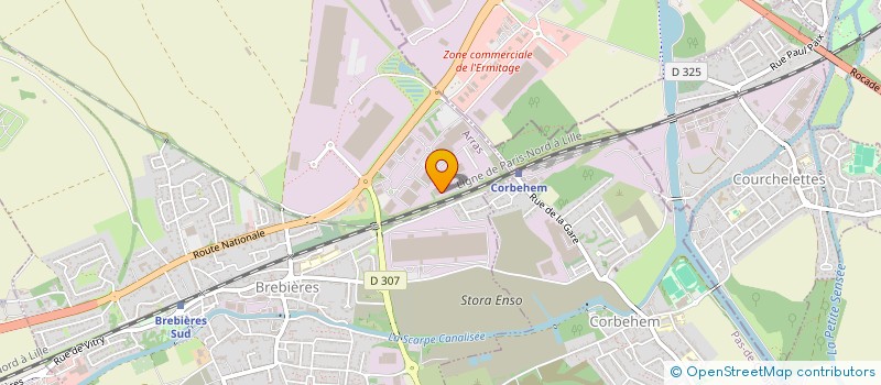localisation de l'entreprise PANITRADE à BREBIERES