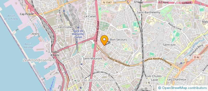 localisation de l'entreprise PANJAB à MARSEILLE