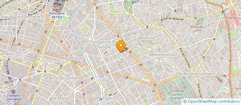 localisation de l'entreprise PANJU  PARIS