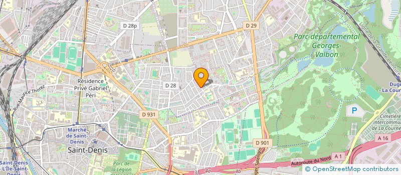 localisation de l'entreprise PANLA à SAINT-DENIS