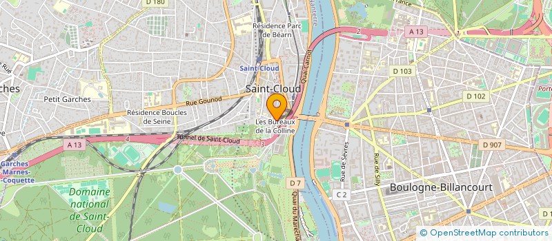 localisation de l'entreprise PANMEDICA à SAINT-CLOUD