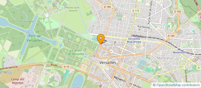 localisation de l'entreprise PANNAP à VERSAILLES