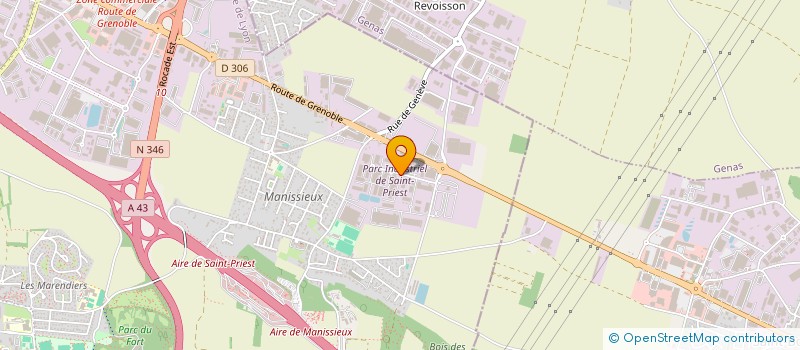 localisation de l'entreprise PANNEAUX BOIS SERVICES  SAINT-PRIEST