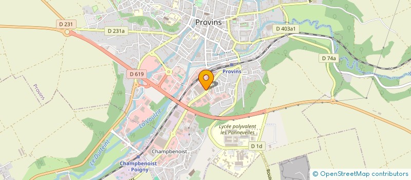 localisation de l'entreprise PANNEAUX DE PROVINS à PROVINS