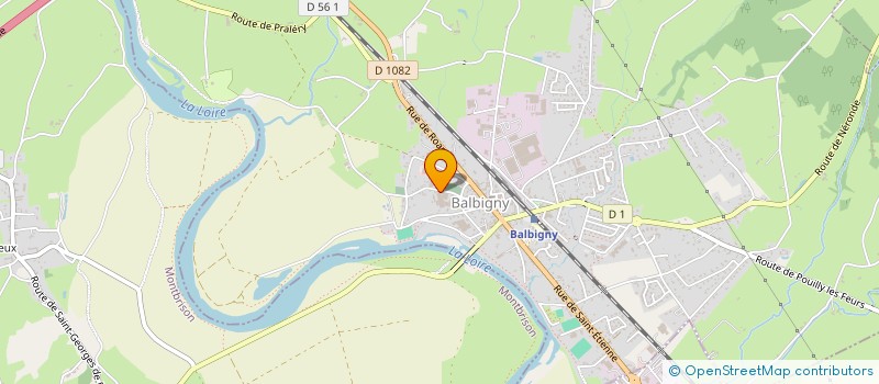 localisation de l'entreprise PANNEAUX PORTERON à BALBIGNY