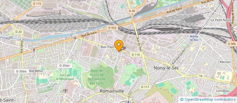 localisation de l'entreprise PANNEAUX VIDAL  ROMAINVILLE