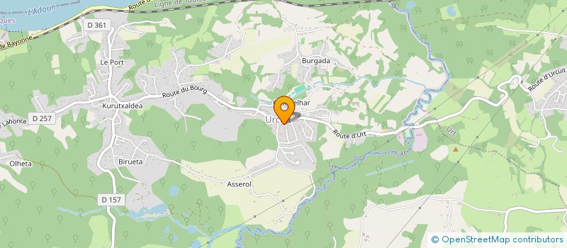 localisation de l'entreprise PANNECAU 3  URCUIT