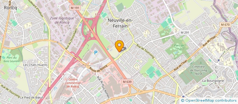 localisation de l'entreprise PANNERIE à NEUVILLE-EN-FERRAIN
