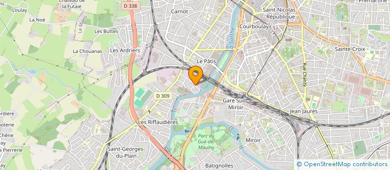 localisation de l'entreprise PANNIER  LE MANS