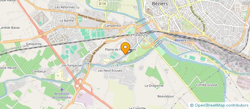 localisation de l'entreprise PANNIER BITERROIS à BEZIERS