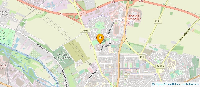 localisation de l'entreprise PANNIER FRERES à AMIENS