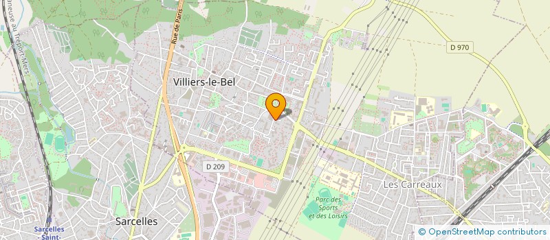 localisation de l'entreprise PANO à VILLIERS-LE-BEL