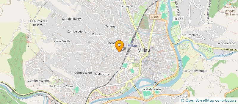 localisation de l'entreprise PANO  MILLAU