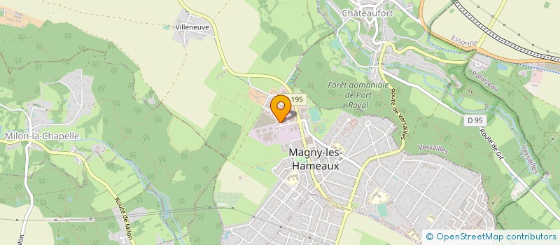 localisation de l'entreprise PANOCOLOR à MAGNY-LES-HAMEAUX