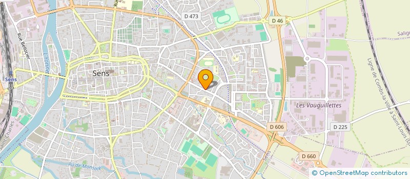 localisation de l'entreprise PANODECO  SENS