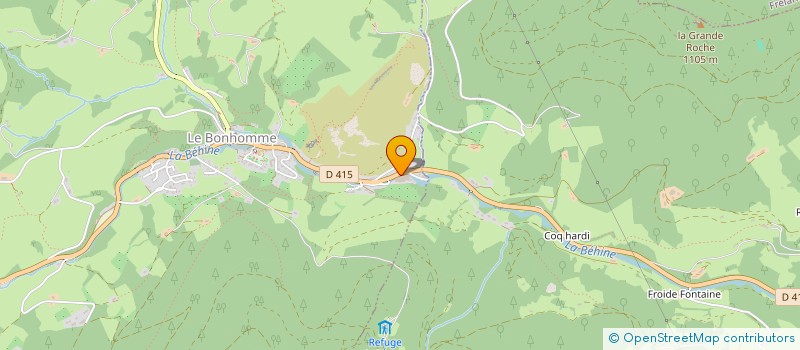 localisation de l'entreprise PANODIS à LE BONHOMME