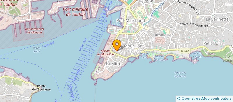 localisation de l'entreprise PANOFFIMMO  TOULON