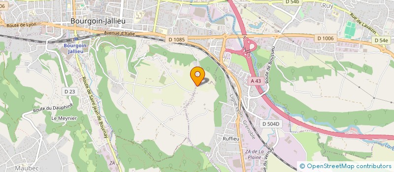 localisation de l'entreprise PANOLI  BOURGOIN-JALLIEU
