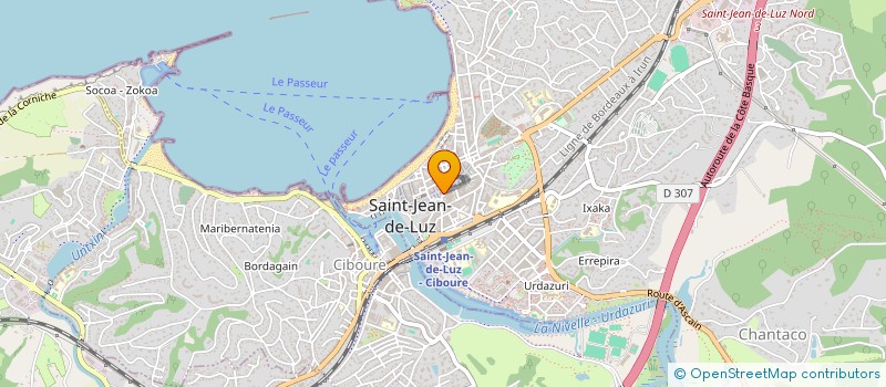 localisation de l'entreprise PANOLIZO à SAINT-JEAN-DE-LUZ