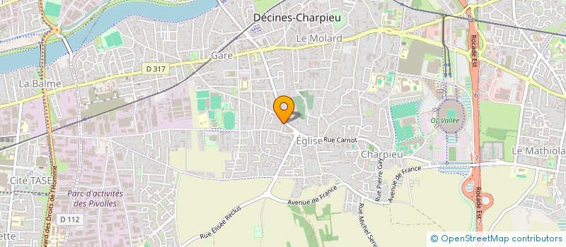 localisation de l'entreprise PANOLOLU  DECINES-CHARPIEU