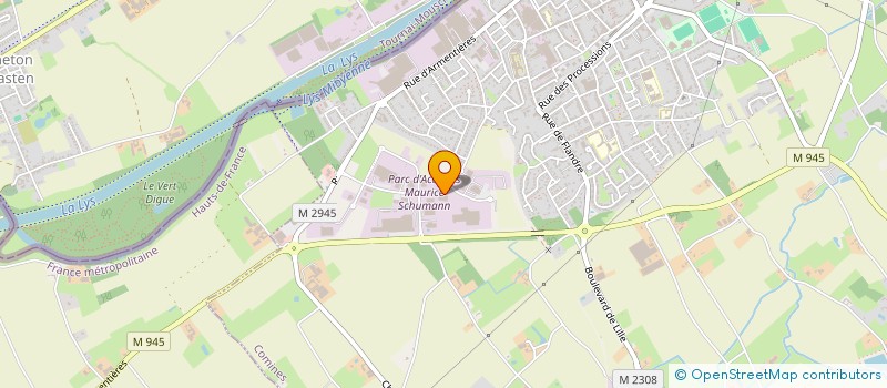 localisation de l'entreprise PANOLTEX  COMINES