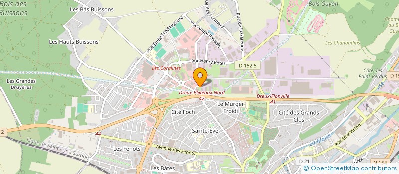 localisation de l'entreprise PANOMA à DREUX