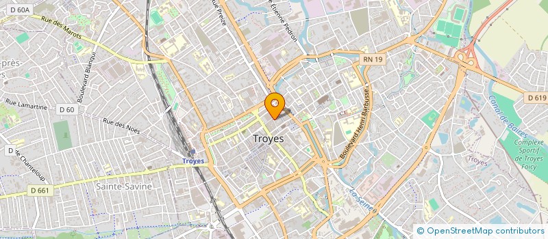 localisation de l'entreprise PANON à TROYES