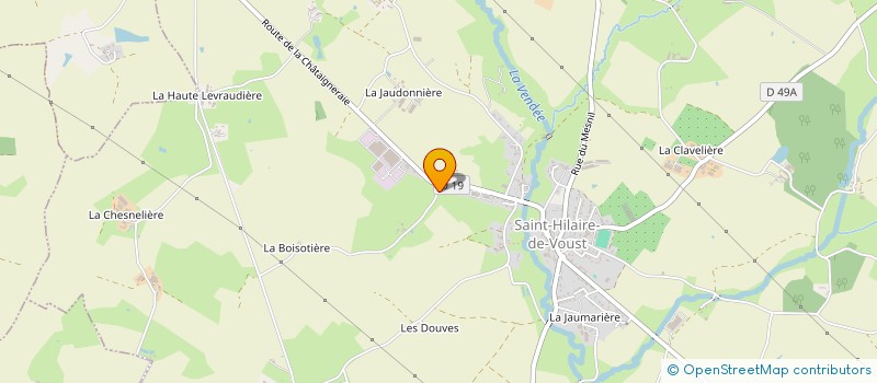 localisation de l'entreprise PANOPLIS à SAINT-HILAIRE-DE-VOUST