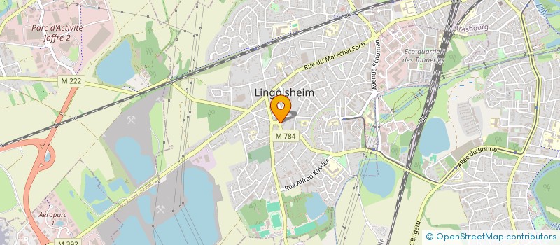 localisation de l'entreprise PANOPRINT  LINGOLSHEIM