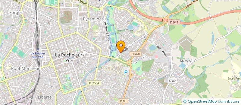 localisation de l'entreprise PANOPT'S à LA ROCHE-SUR-YON