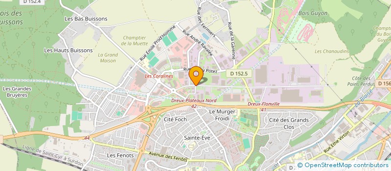 localisation de l'entreprise PANOPTIC à DREUX