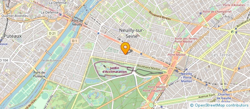 localisation de l'entreprise PANORA SERVICES à NEUILLY-SUR-SEINE
