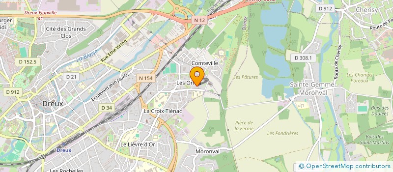 localisation de l'entreprise PANORAMA à DREUX