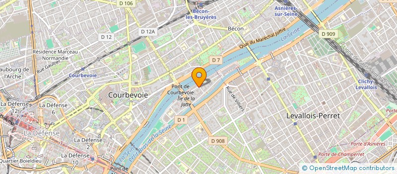 localisation de l'entreprise PANORAMA à NEUILLY-SUR-SEINE