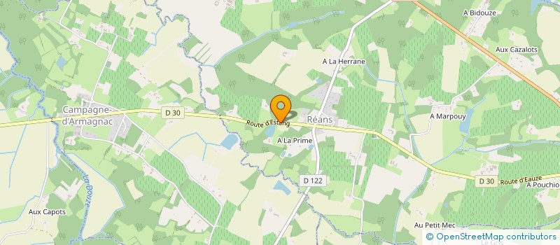 localisation de l'entreprise PANORAMA à EAUZE