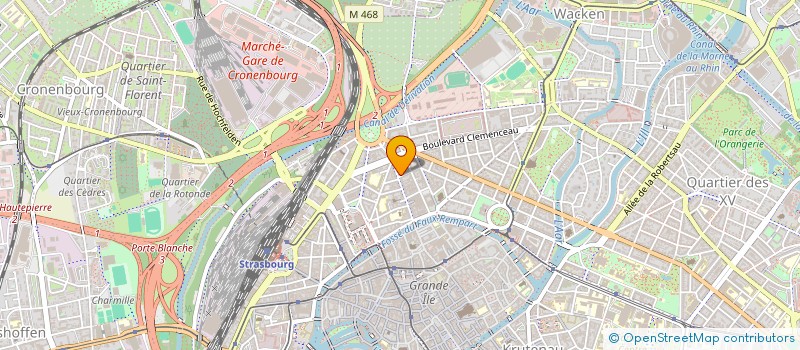 localisation de l'entreprise PANORAMA  STRASBOURG