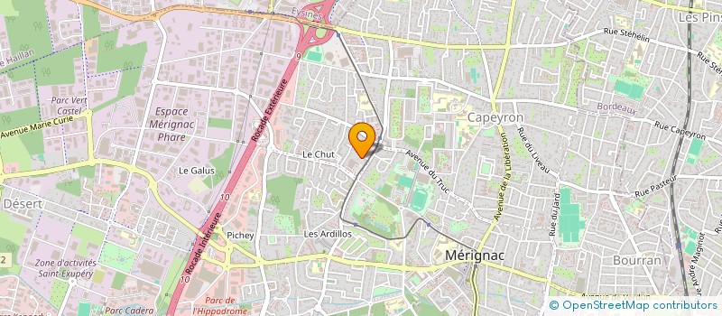 localisation de l'entreprise PANORAMA ANTENNAS HOLDING  MERIGNAC