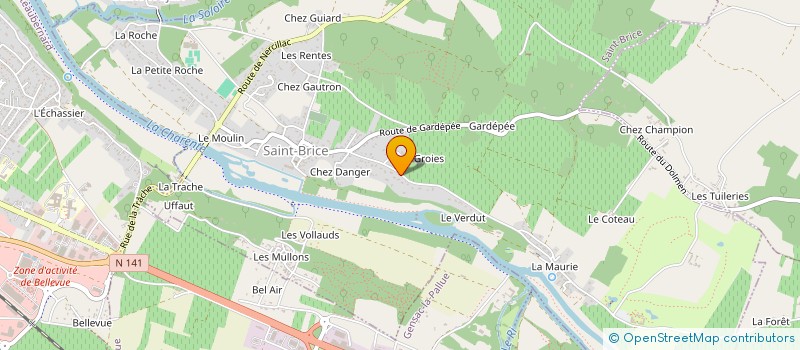localisation de l'entreprise PANORAMA BUSINESS DES CHARENTES à SAINT-BRICE