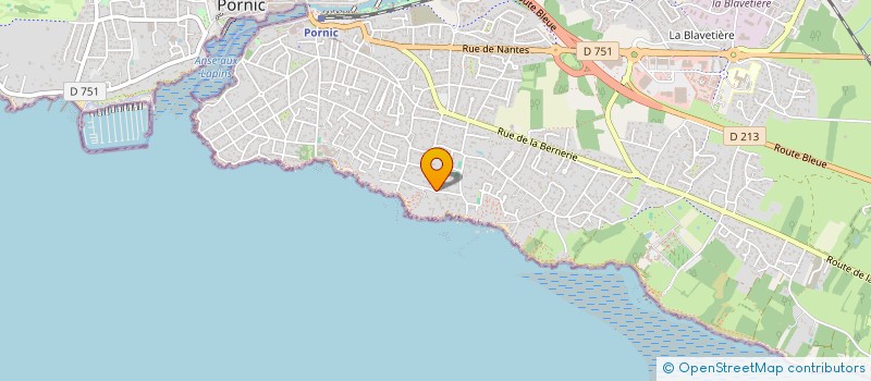 localisation de l'entreprise PANORAMA DE LA BIROCHERE  PORNIC