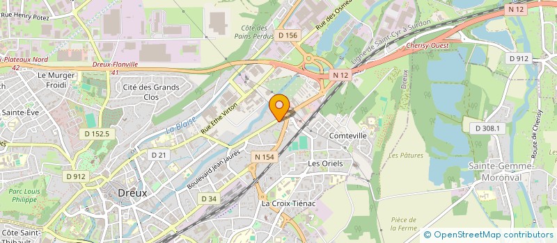 localisation de l'entreprise PANORAMA GROUPE à DREUX