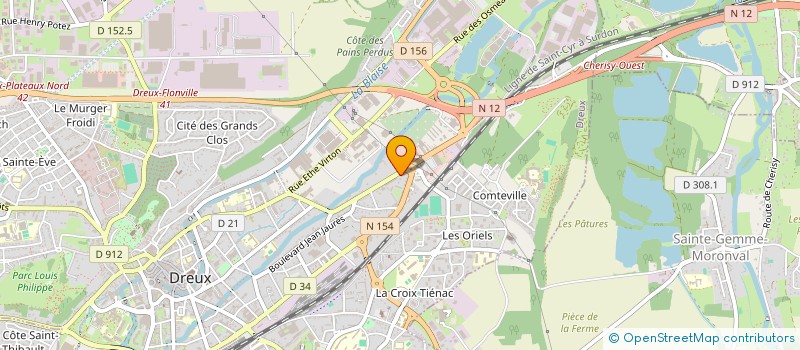 localisation de l'entreprise PANORAMA HOLDING à DREUX