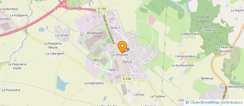 localisation de l'entreprise PANORAMA INVESTISSEMENTS à LES HERBIERS