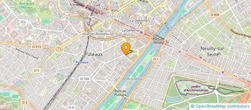 localisation de l'entreprise PANORAMA MISTRA FRANCE SARL à PUTEAUX