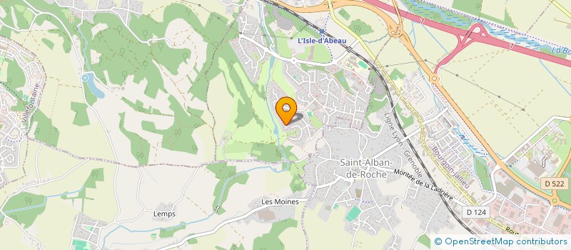 localisation de l'entreprise PANORAMA PATRIMOINE  L'ISLE-D'ABEAU