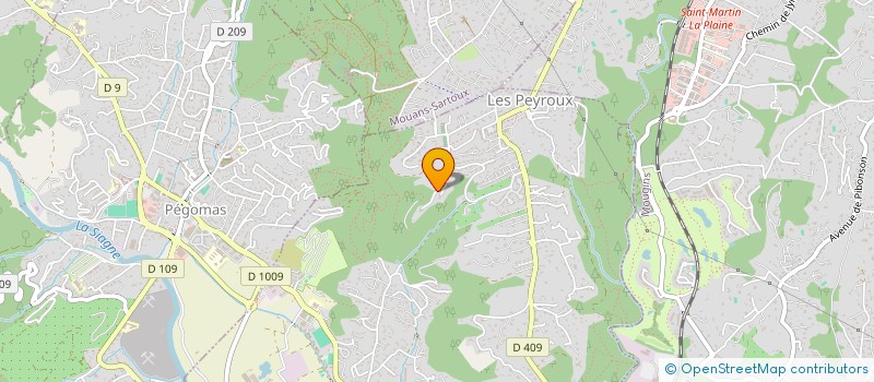 localisation de l'entreprise PANORAMA PROPERTIES à LA ROQUETTE-SUR-SIAGNE