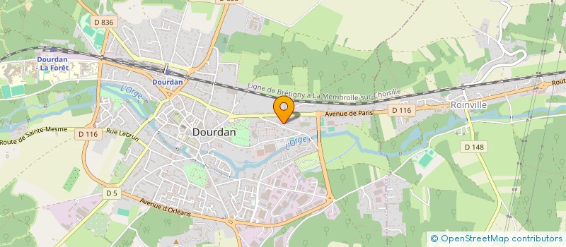 localisation de l'entreprise PANORAMA SERVICES à DOURDAN